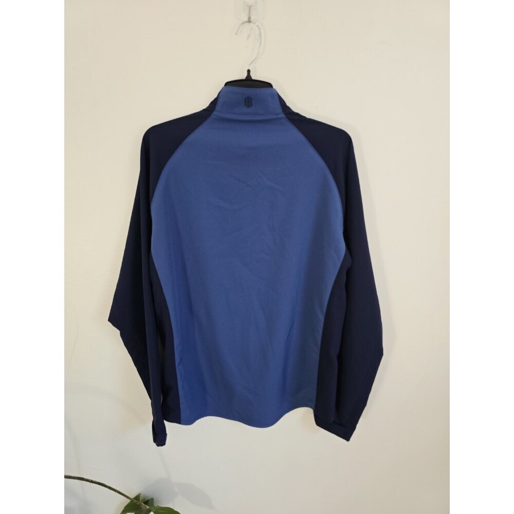 Holderness & Bourne The Hyde Golf Jacket Full Zip Navy Blue Lightweight Mens M - Picture 8 of 8